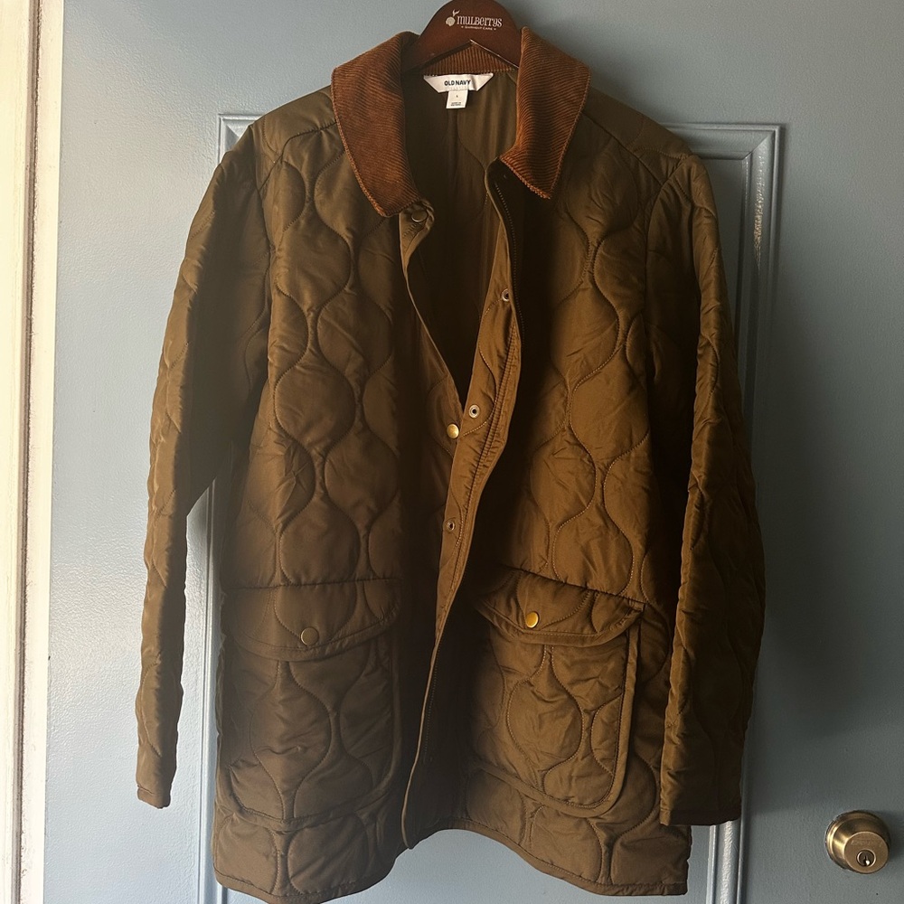 Old Navy women’s Quilted Jacket - olive green
